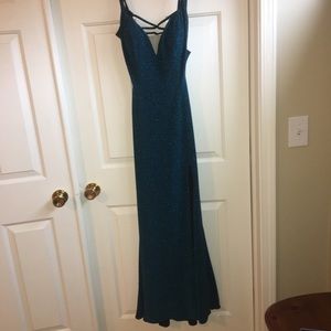 Blue prom dress size 10